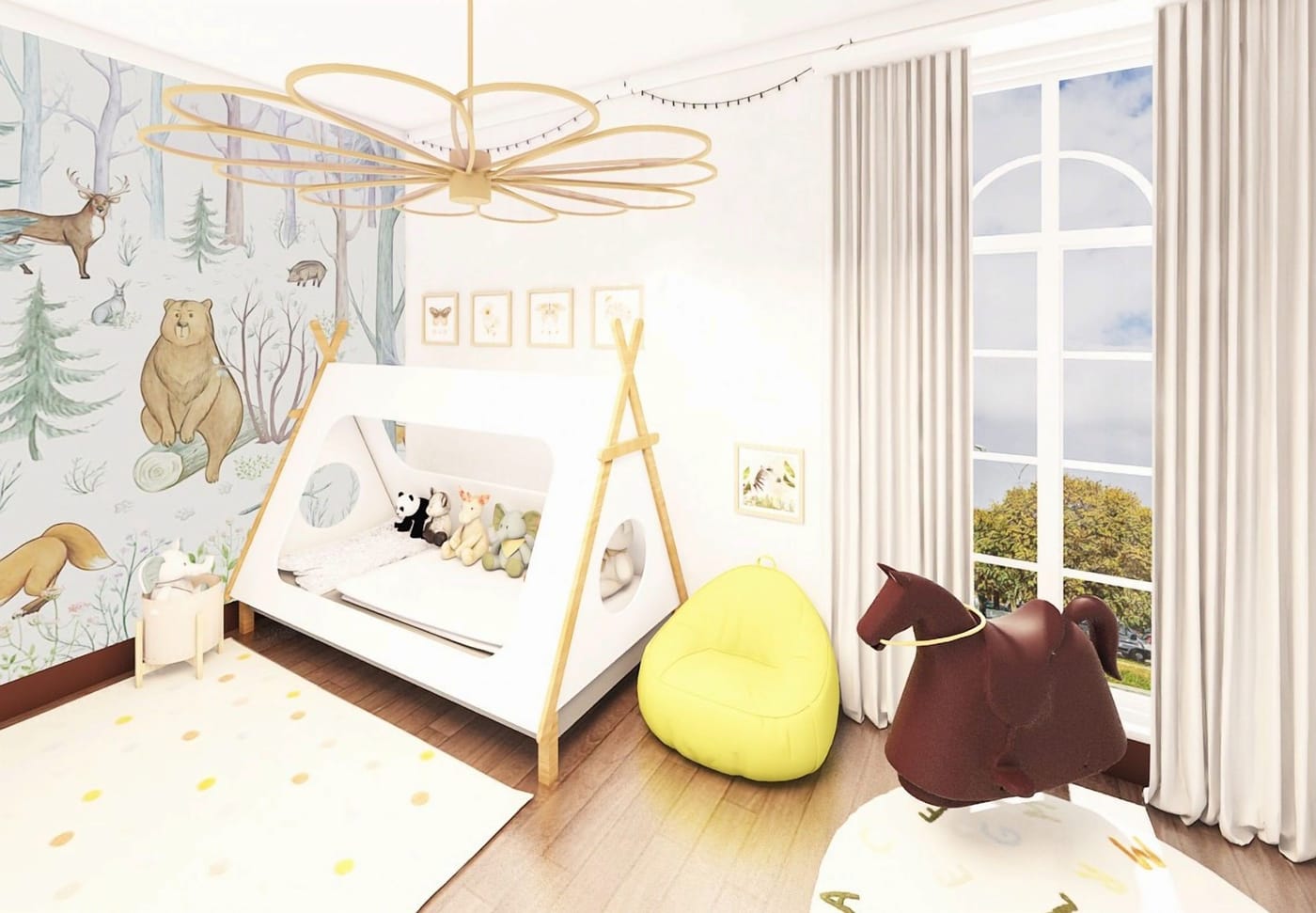 Scandinavian kids room