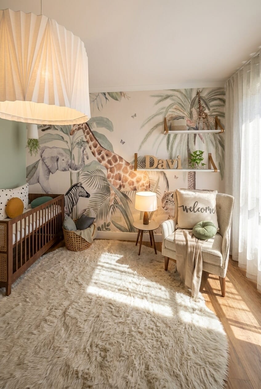 Boho kids room