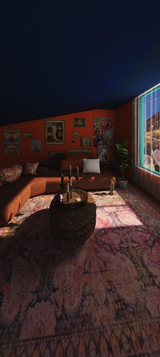 Boho living room