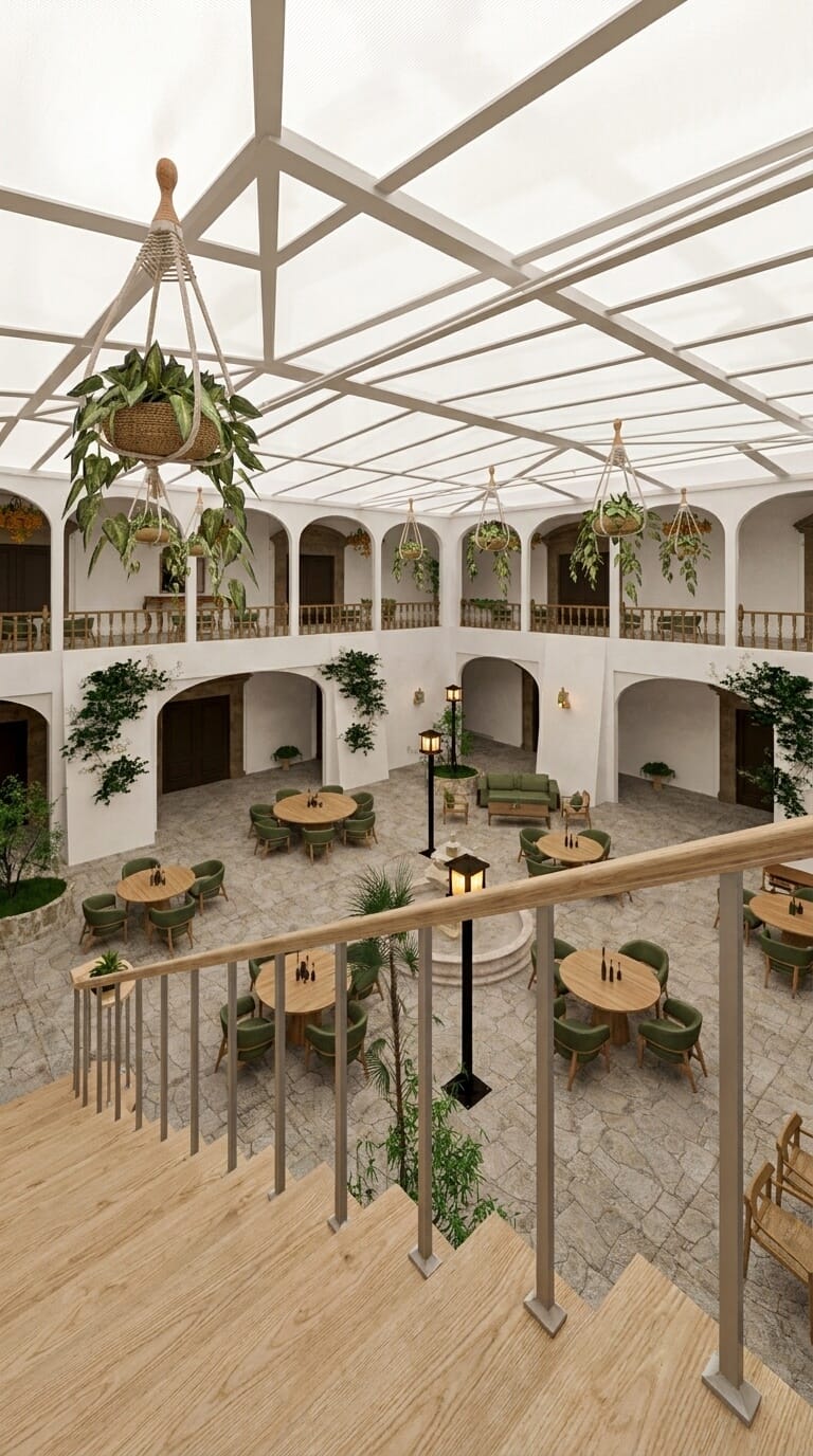 Mediterranean cafe