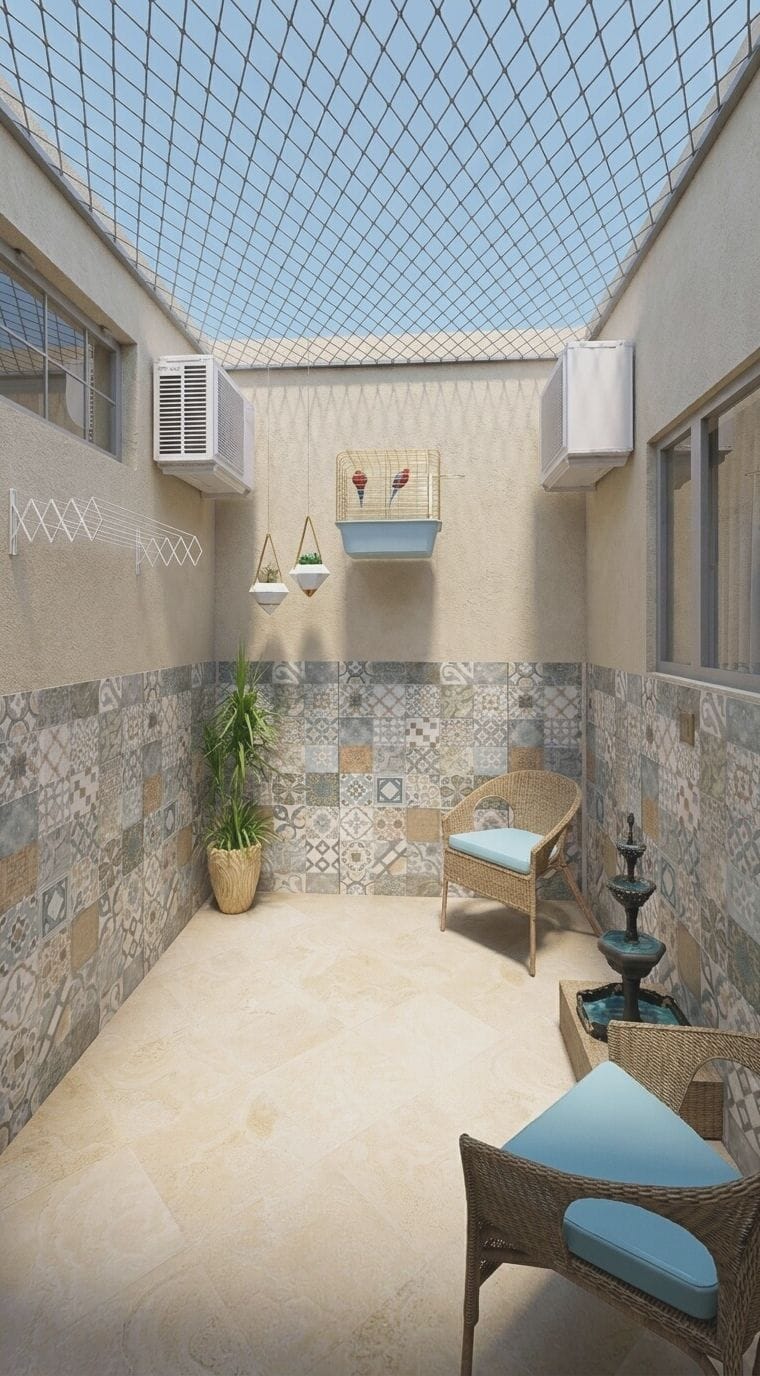 Mediterranean outdoor space