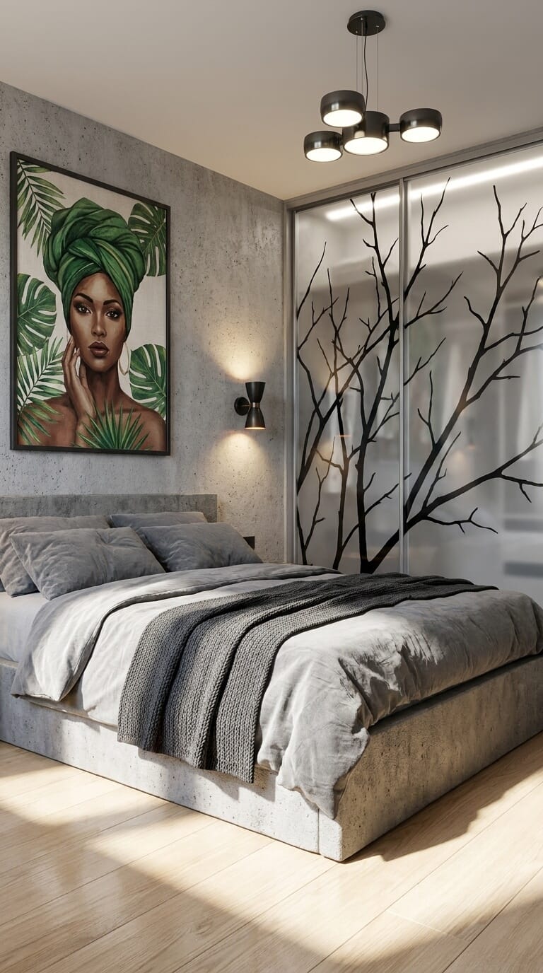 Mid-century bedroom