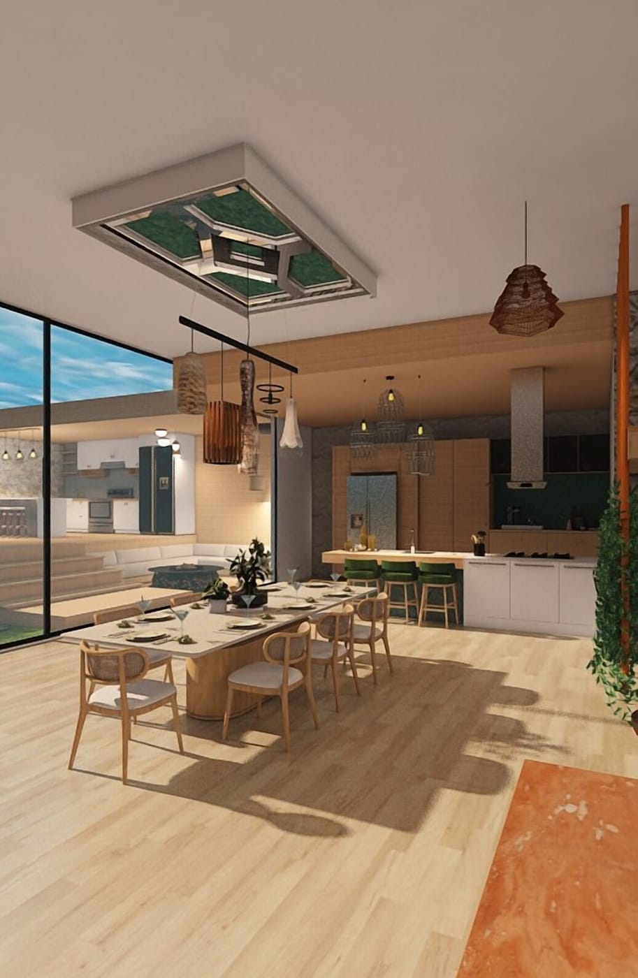 Mid-century dining room