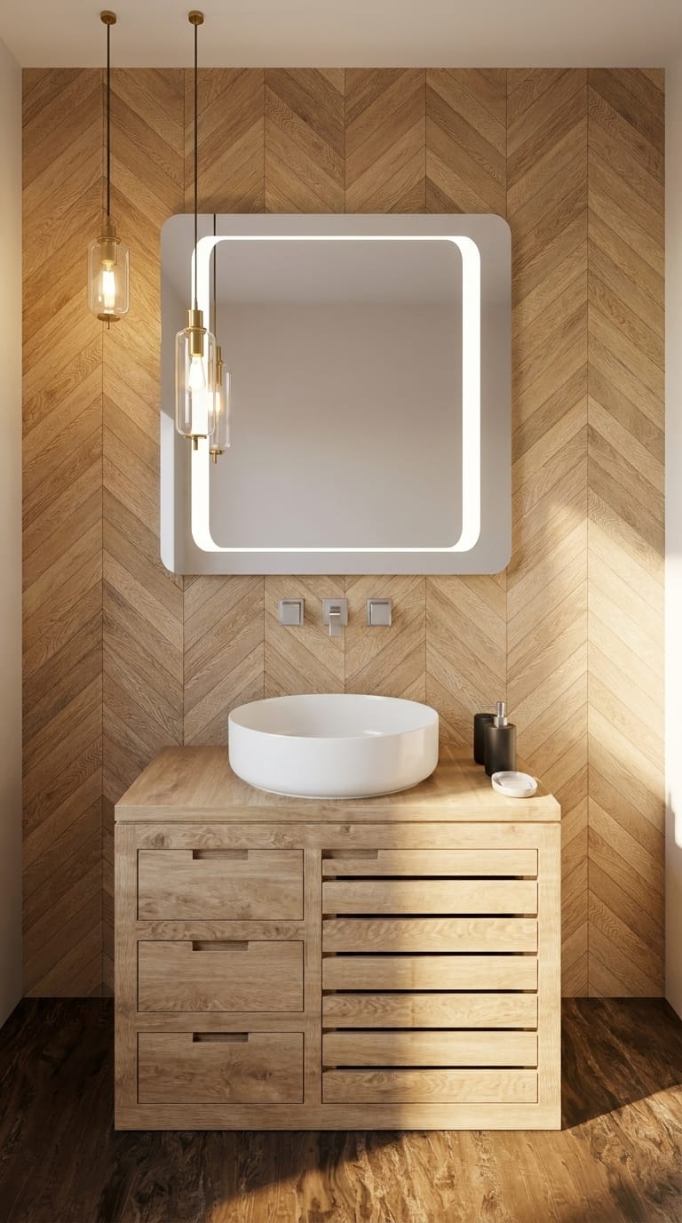 Mid-century bathroom