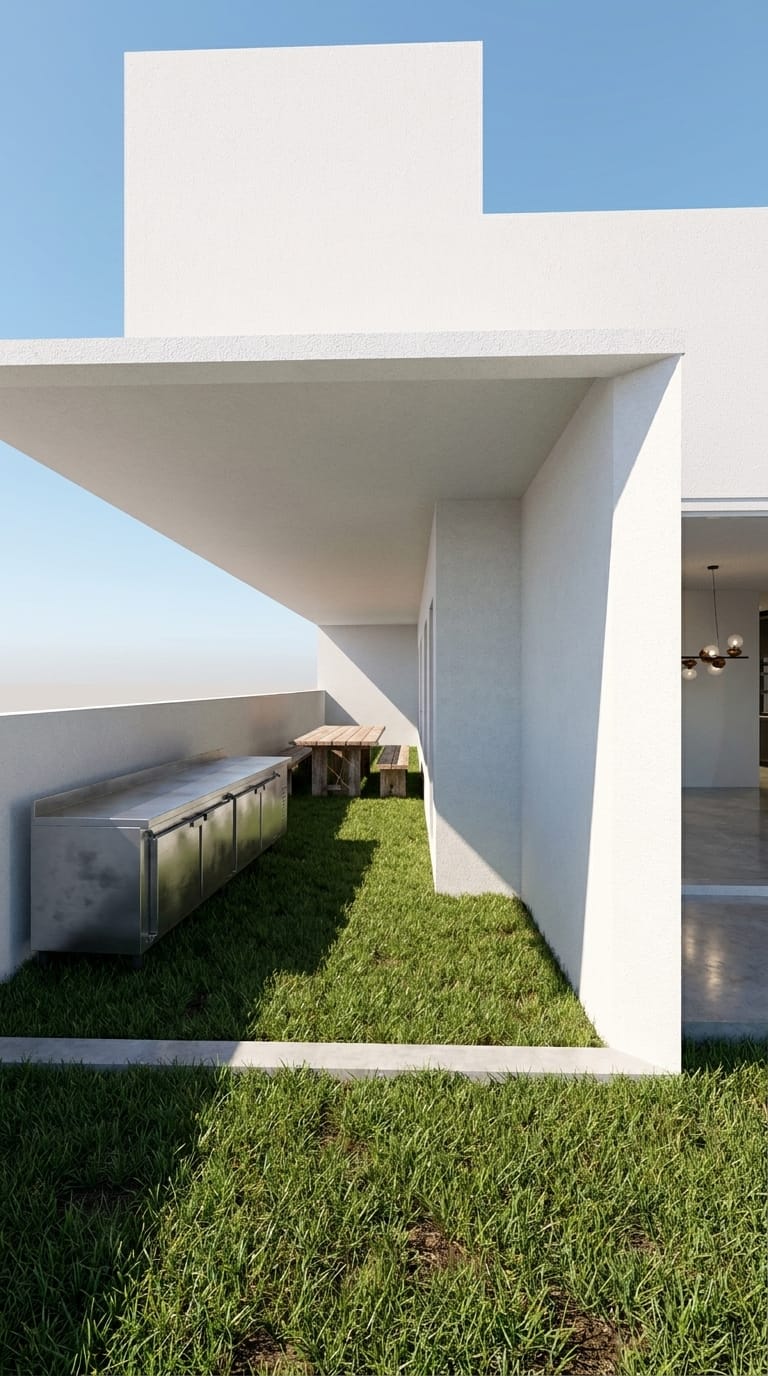 Contemporary outdoor space