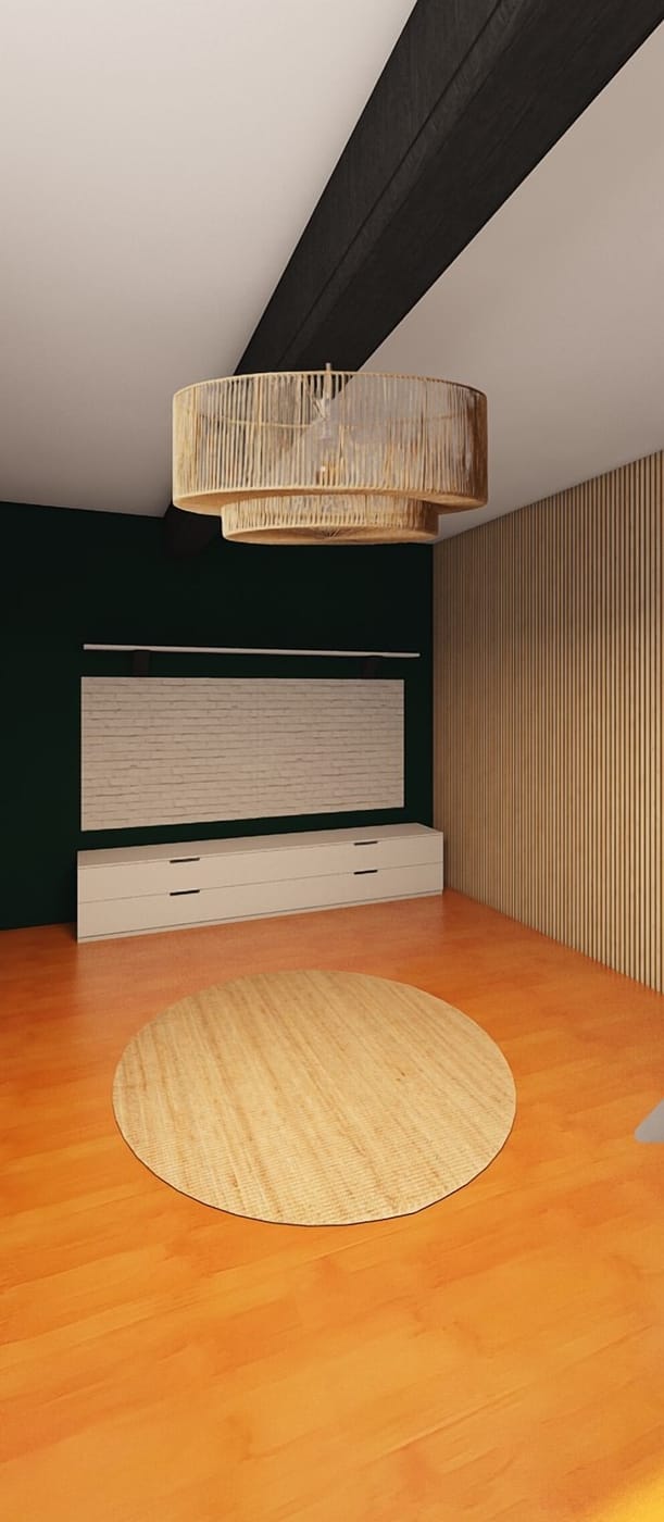 Mid-century living room