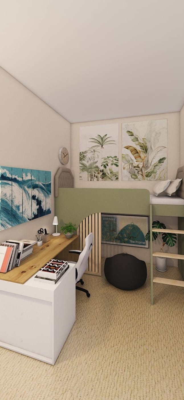 Scandinavian home office