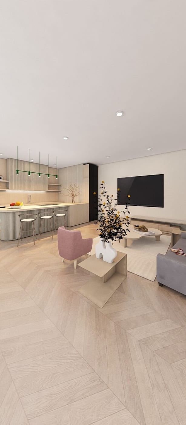 Mid-century living room