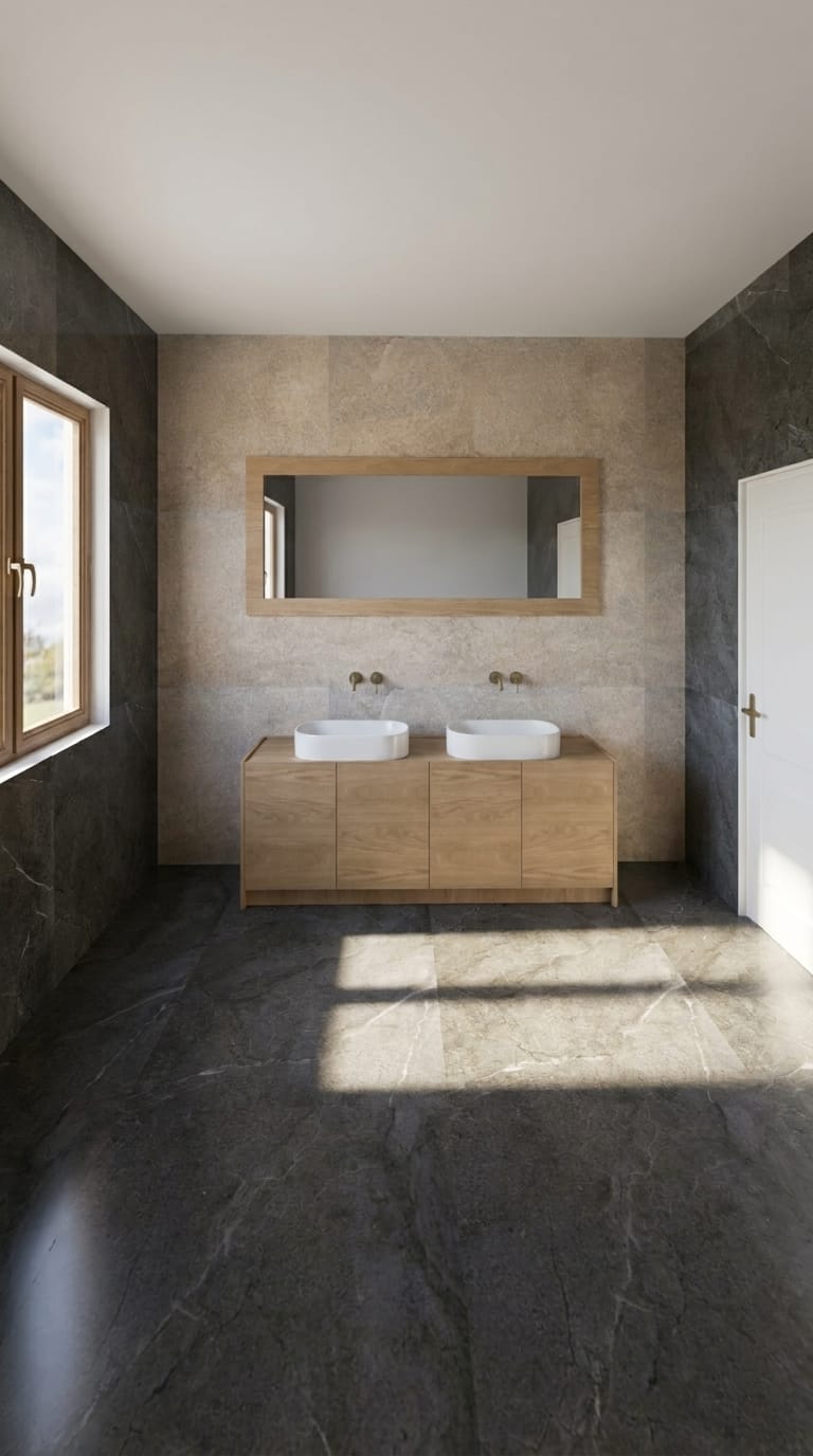Mid-century bathroom