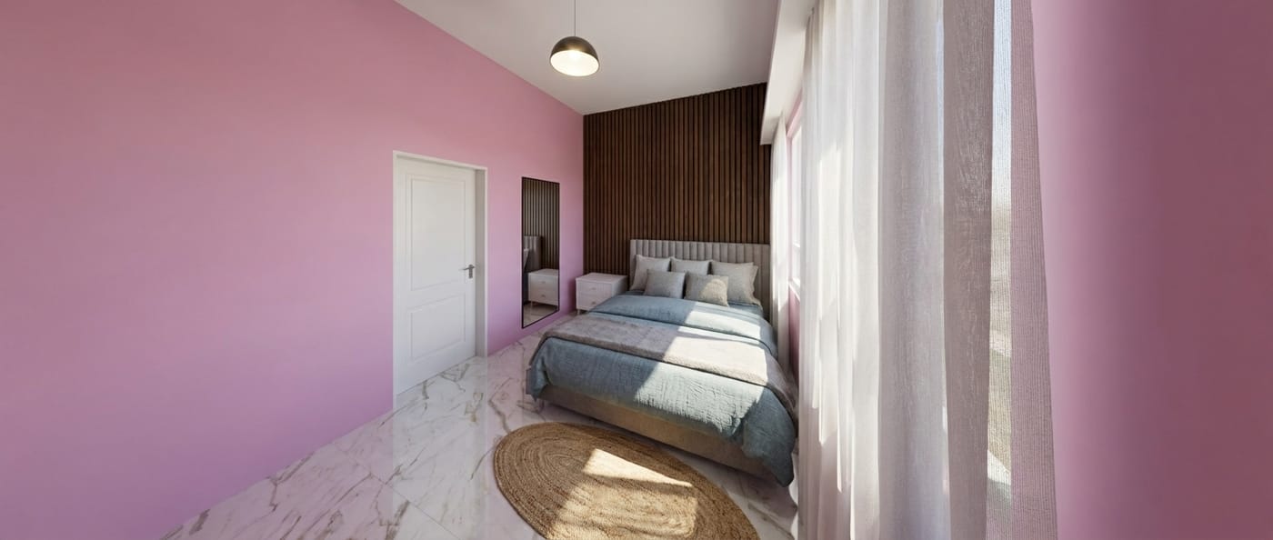 Mid-century bedroom