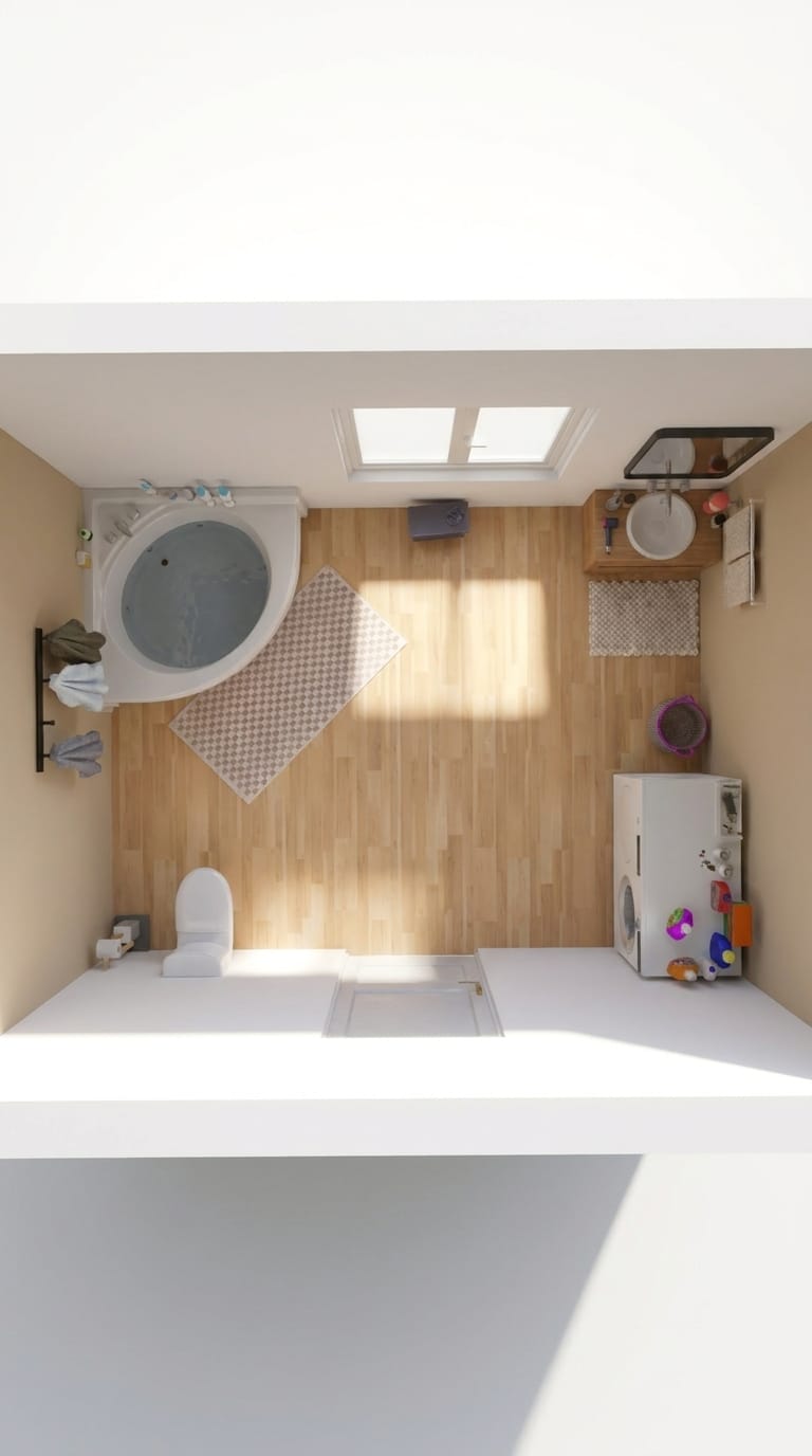 Mid-century bathroom