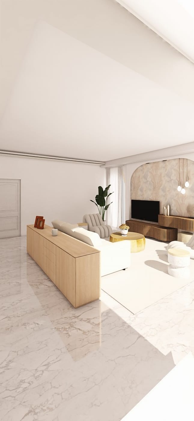 Mid-century living room