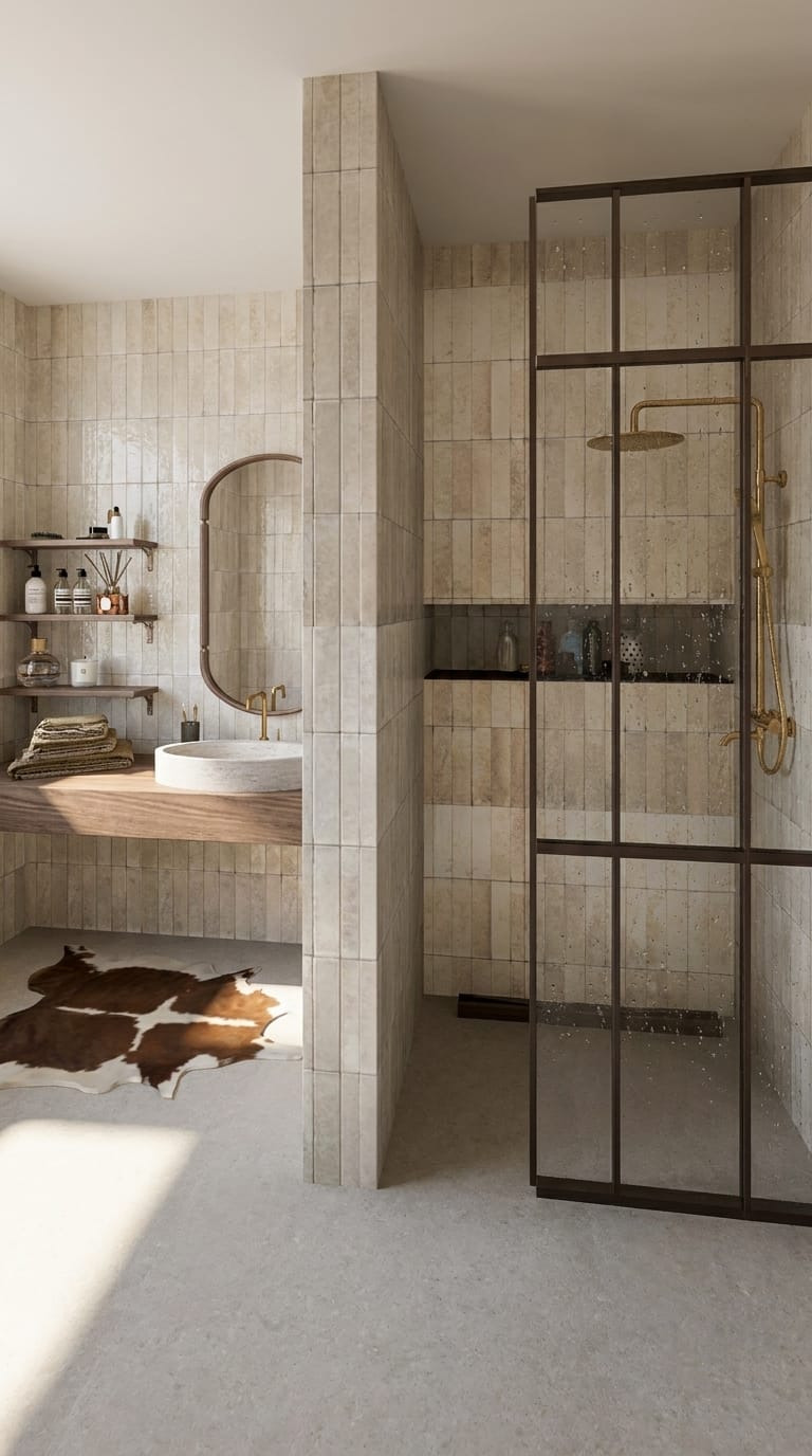 Wabi-sabi bathroom