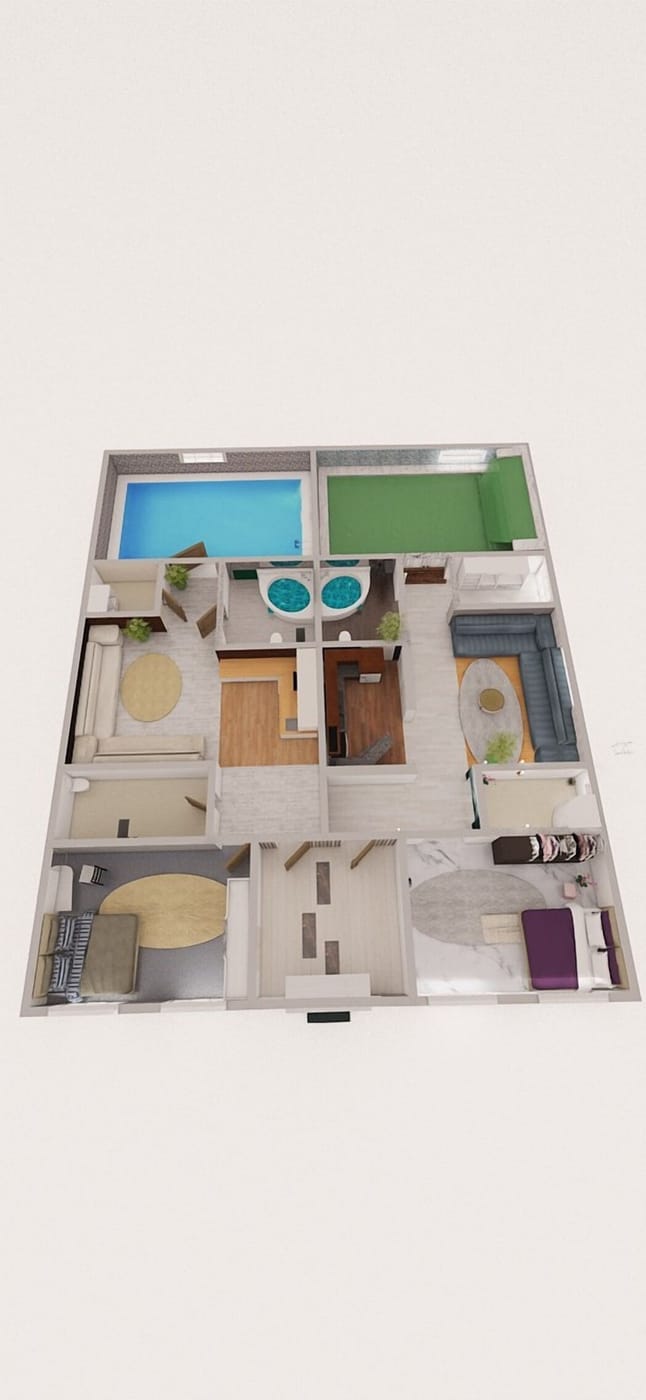 Mid-century floor plan