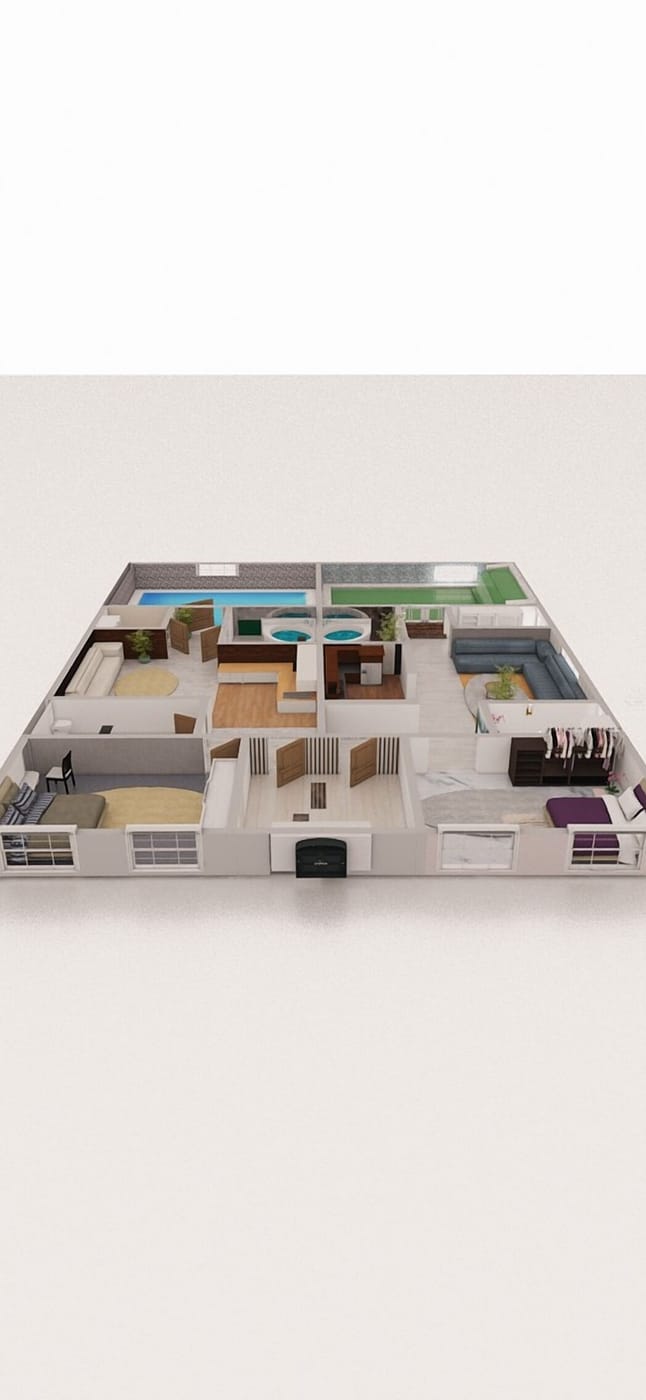 Contemporary floor plan
