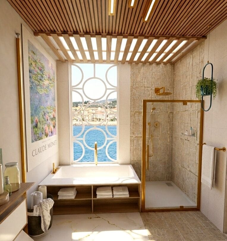 Mediterranean bathroom