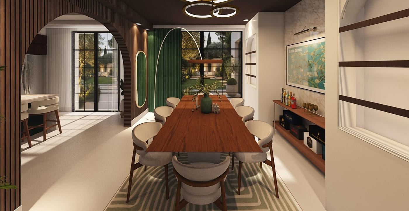 Mid-century dining room