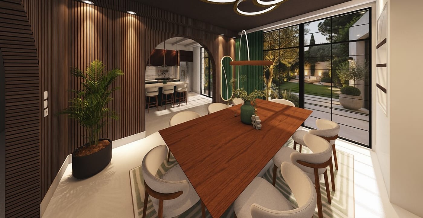 Mid-century dining room
