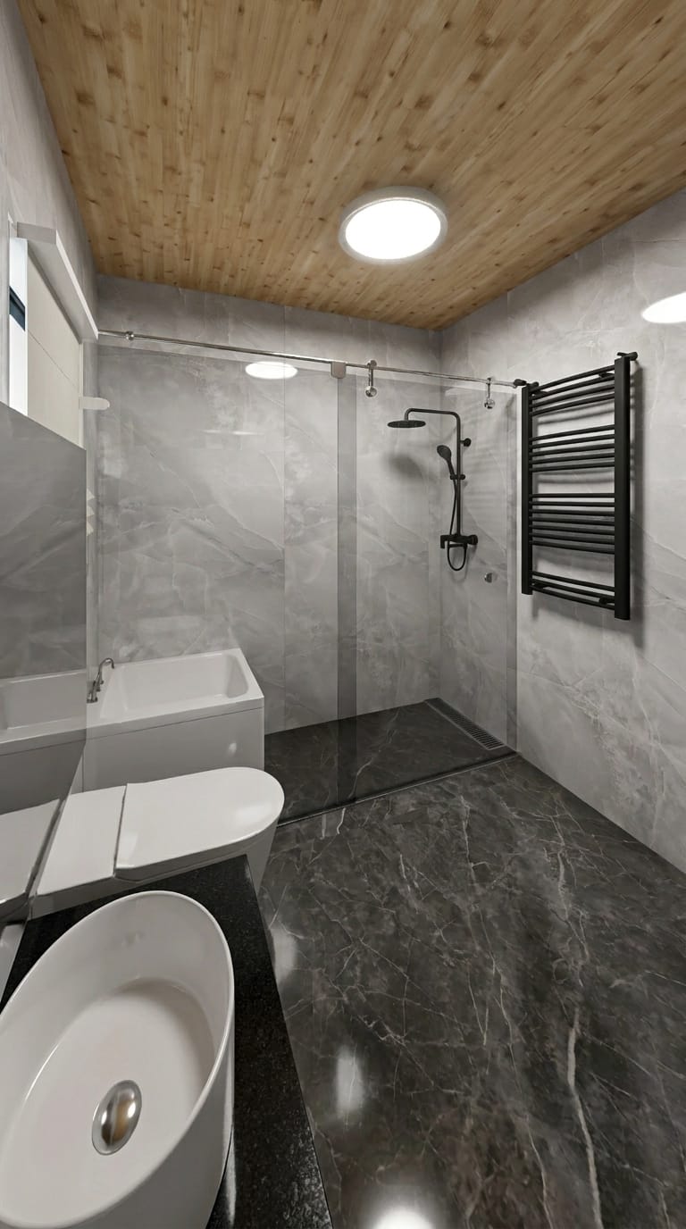 Mid-century bathroom