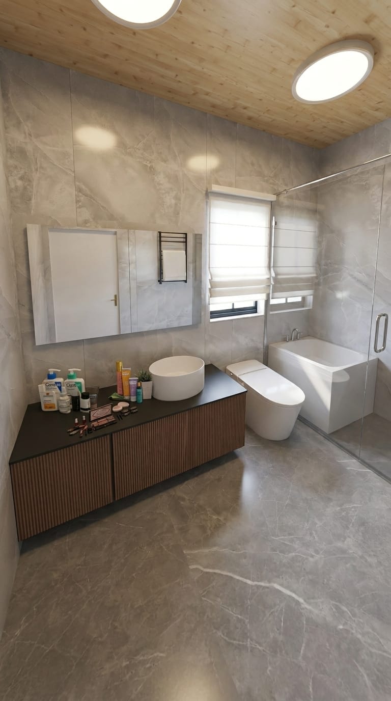 Mid-century bathroom