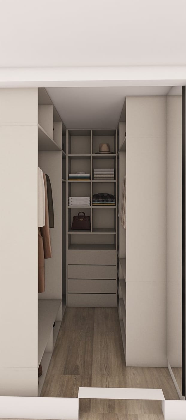 Mid-century closet