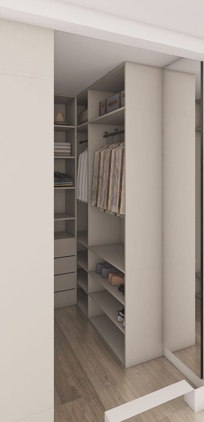 Mid-century closet