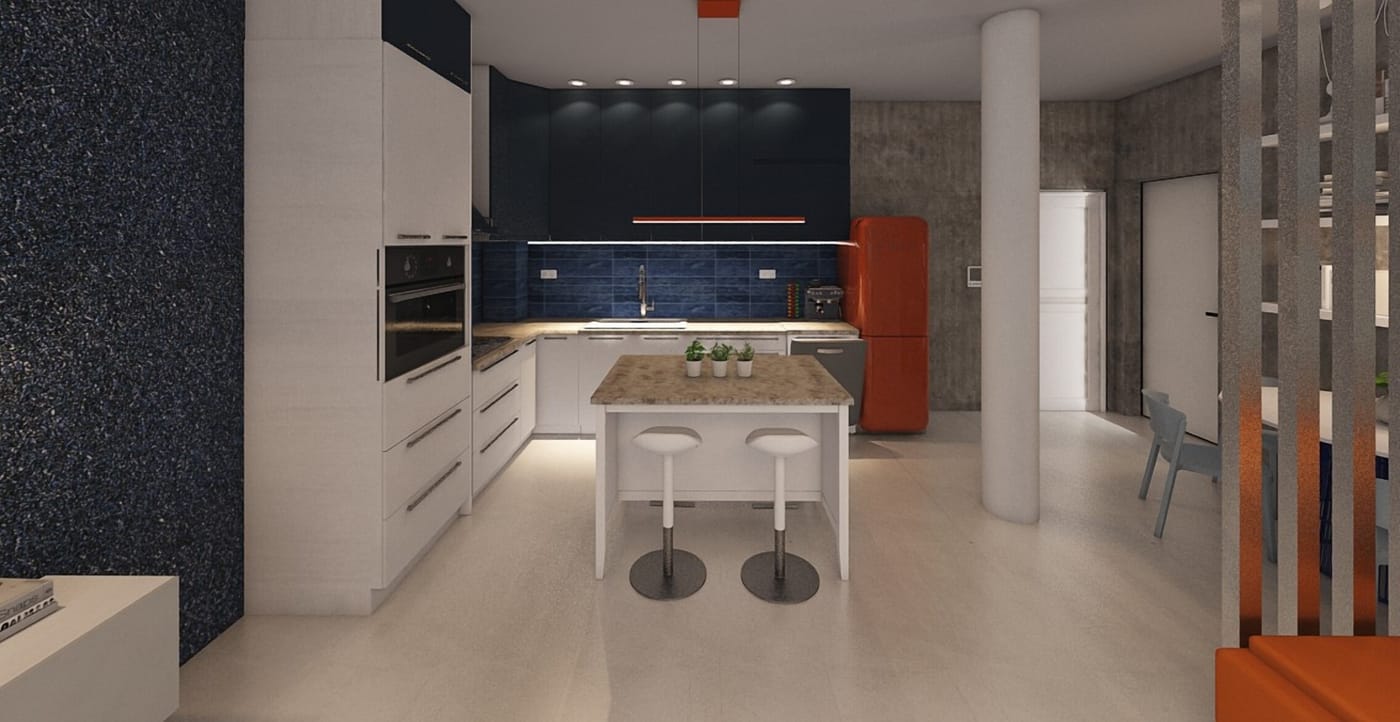 Mid-century kitchen