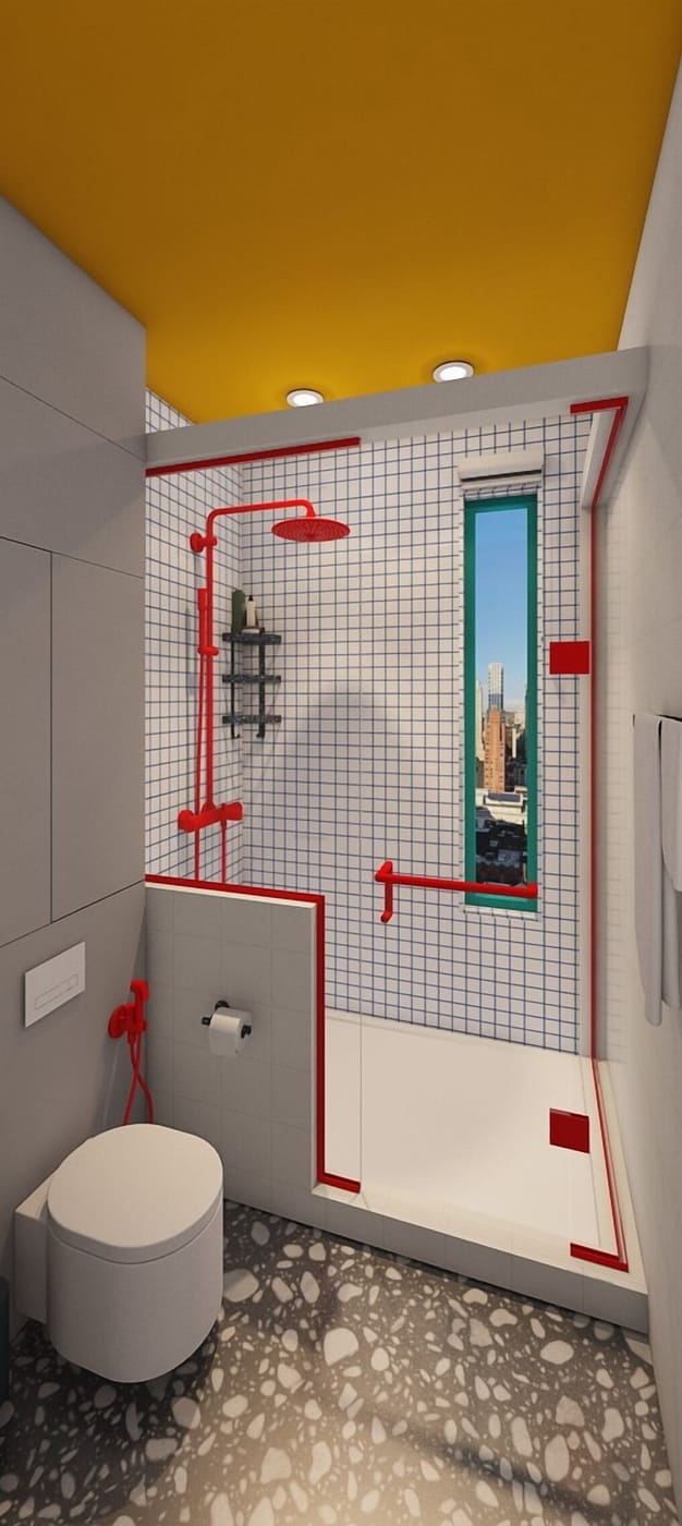 Mid-century bathroom