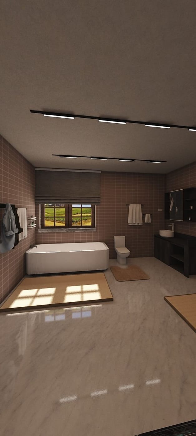 Contemporary bathroom