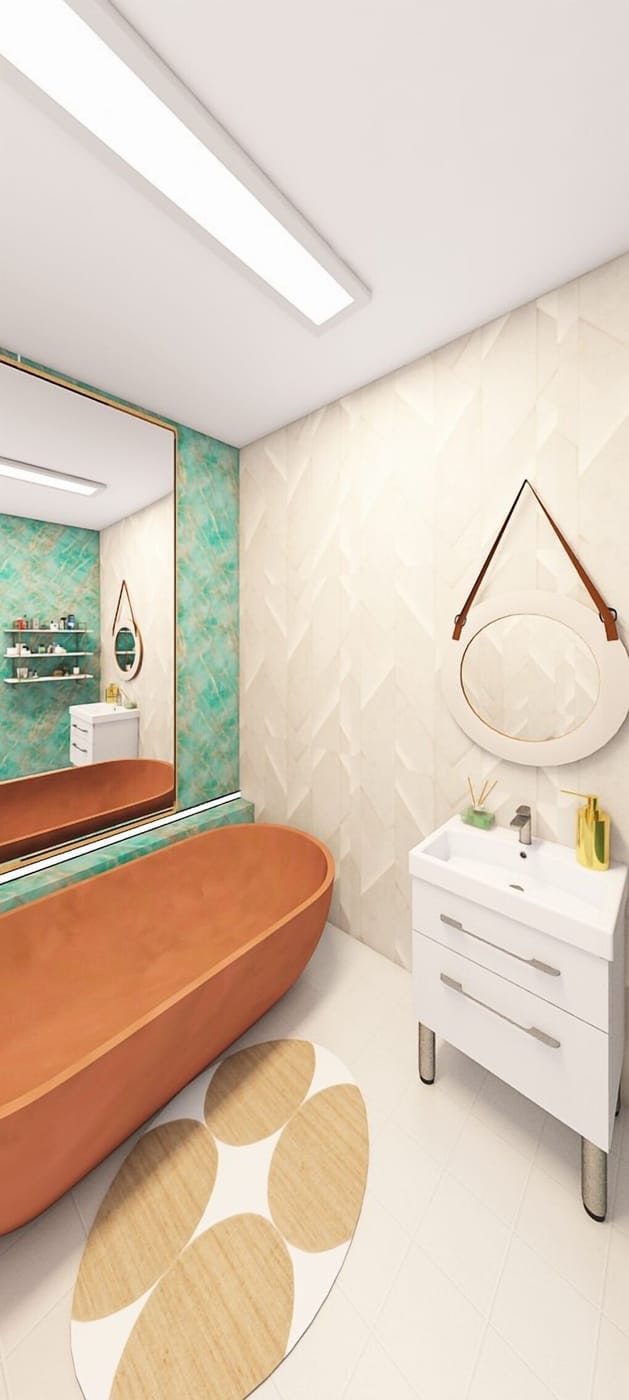 Boho bathroom