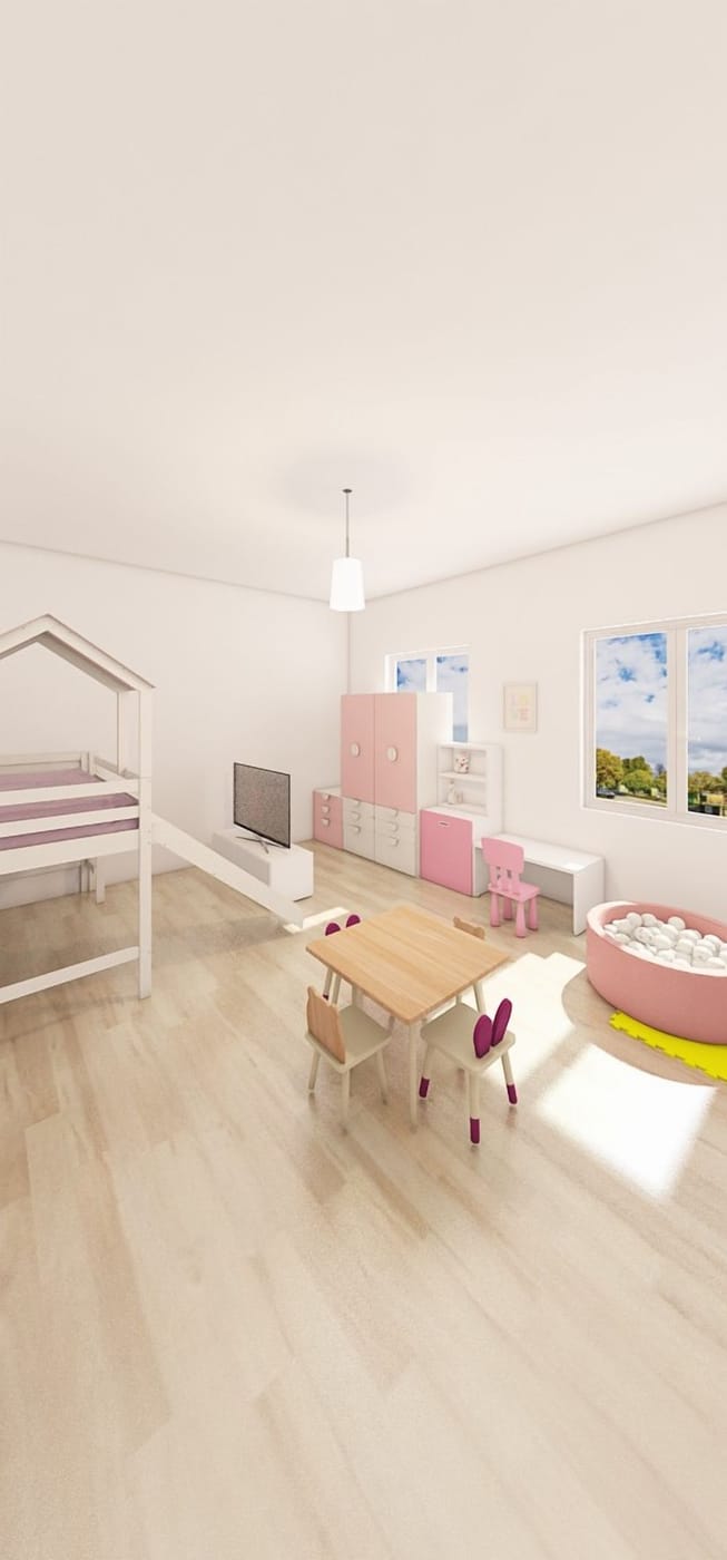 Traditional kids room