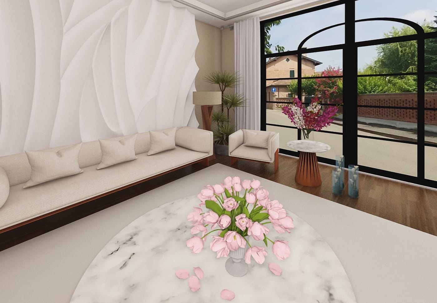 Contemporary living room