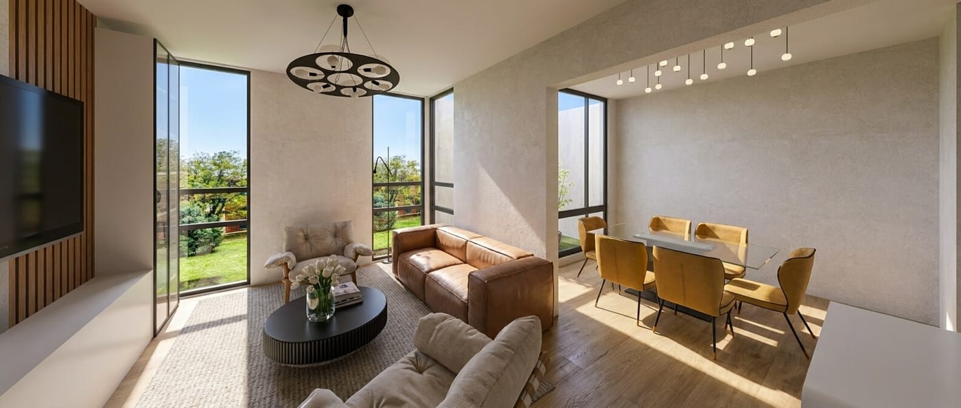 Contemporary living room