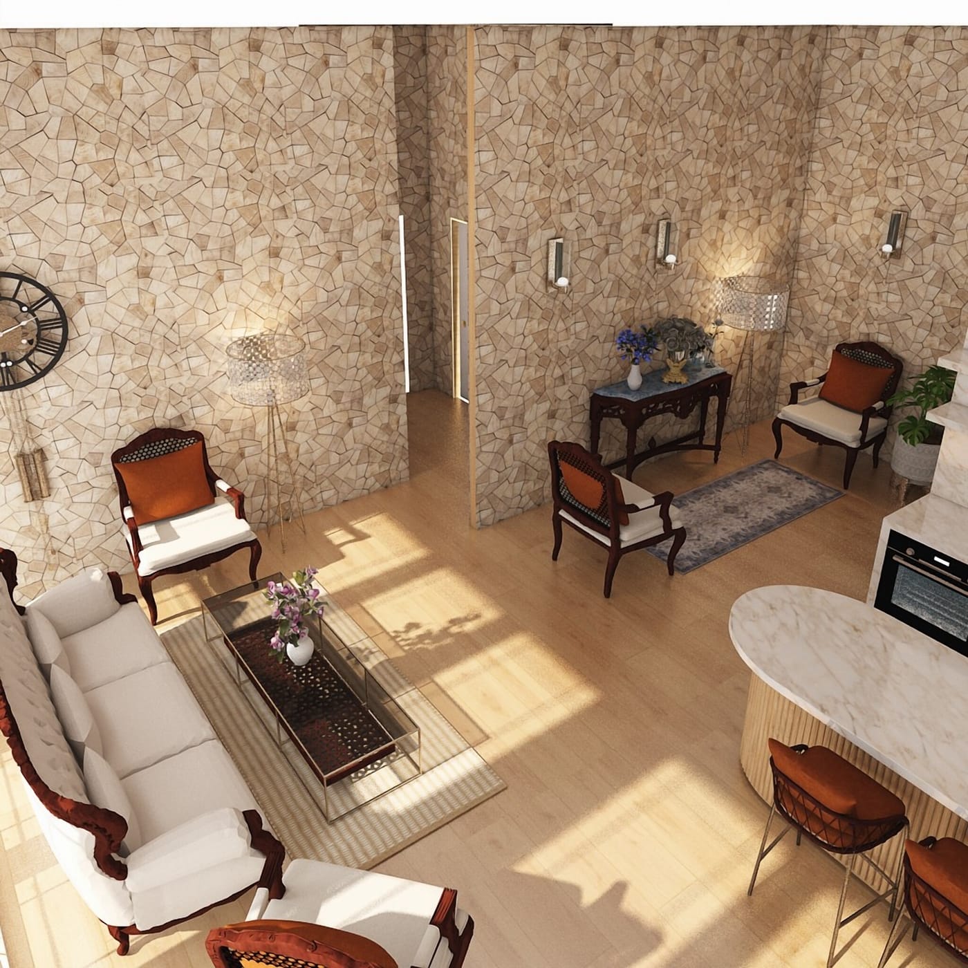 Traditional living room