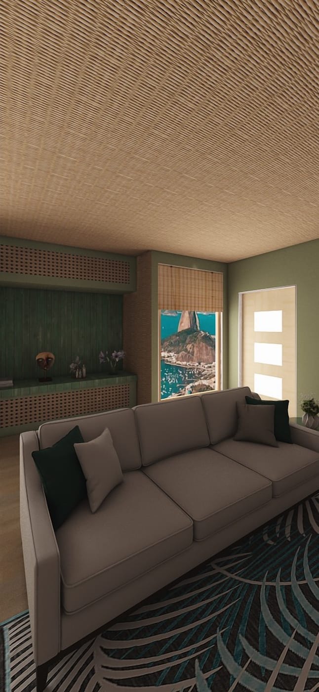 Mid-century living room