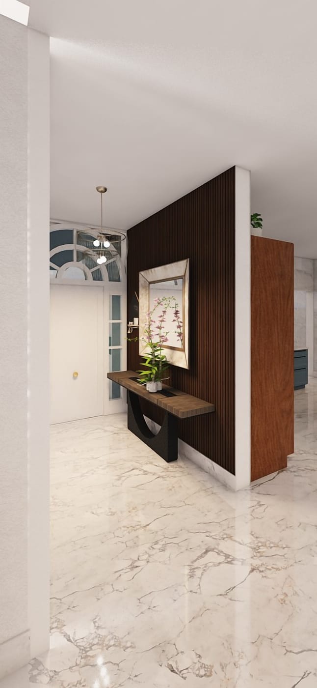 Mid-century hall
