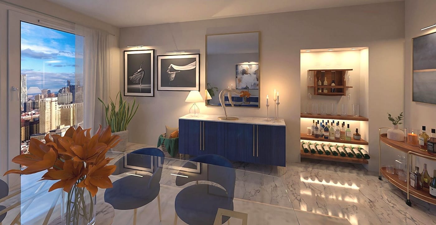 Contemporary dining room
