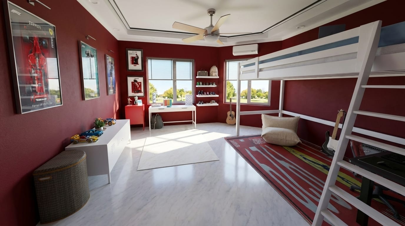 Contemporary kids room