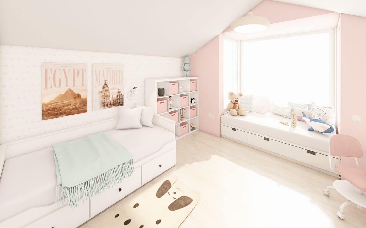 Scandinavian kids room