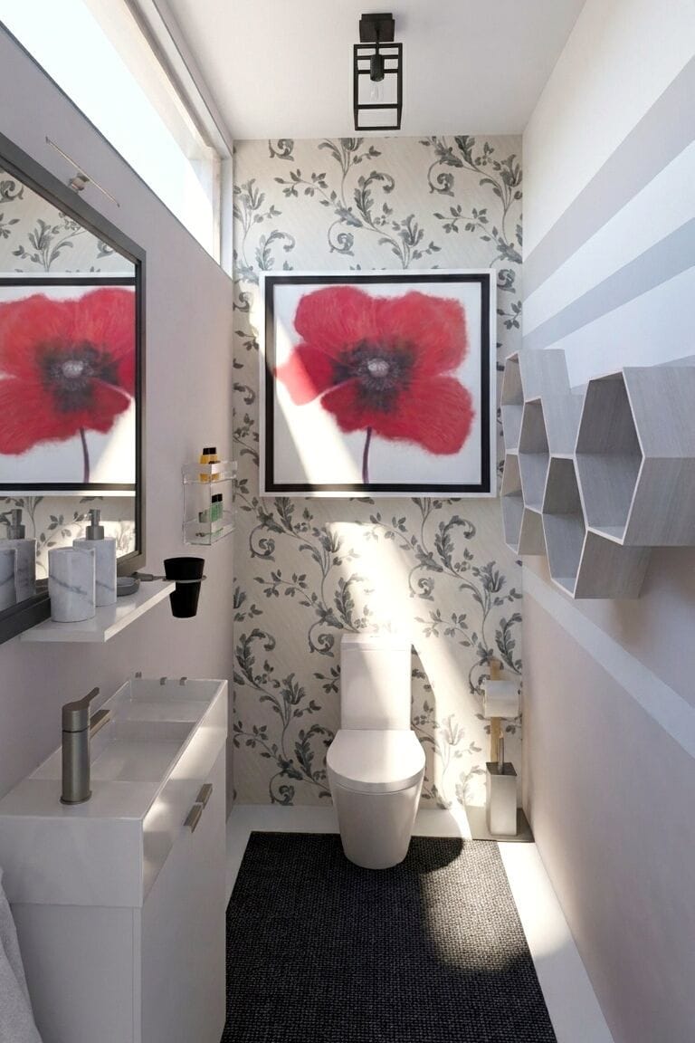 Mid-century bathroom