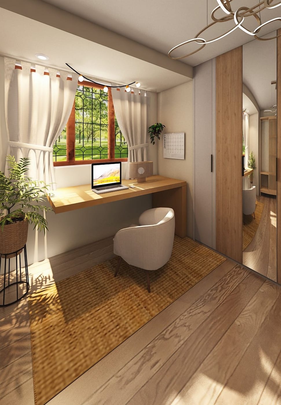 Scandinavian home office