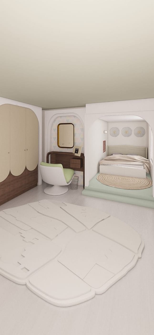 Contemporary bedroom