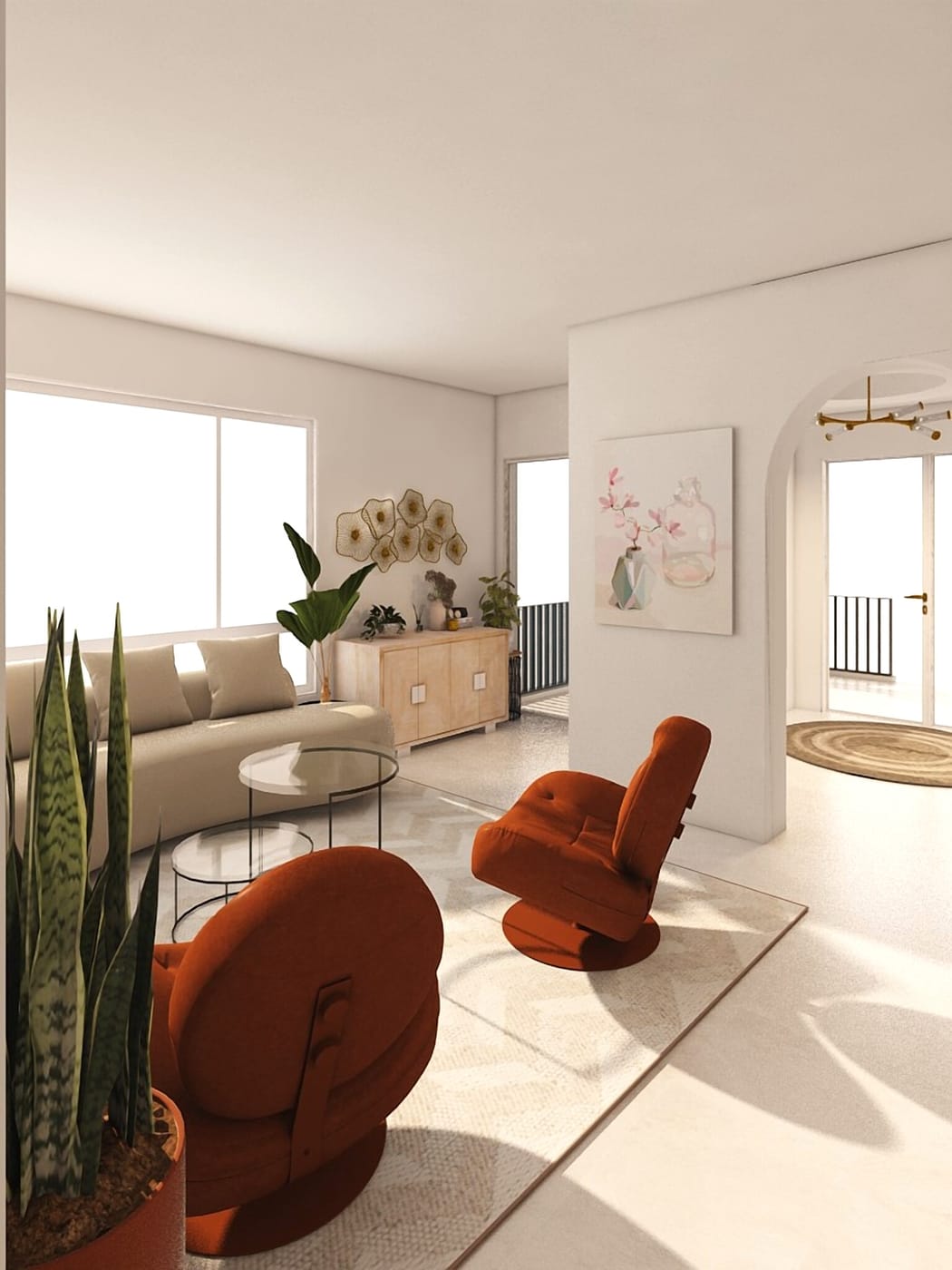 Contemporary living room