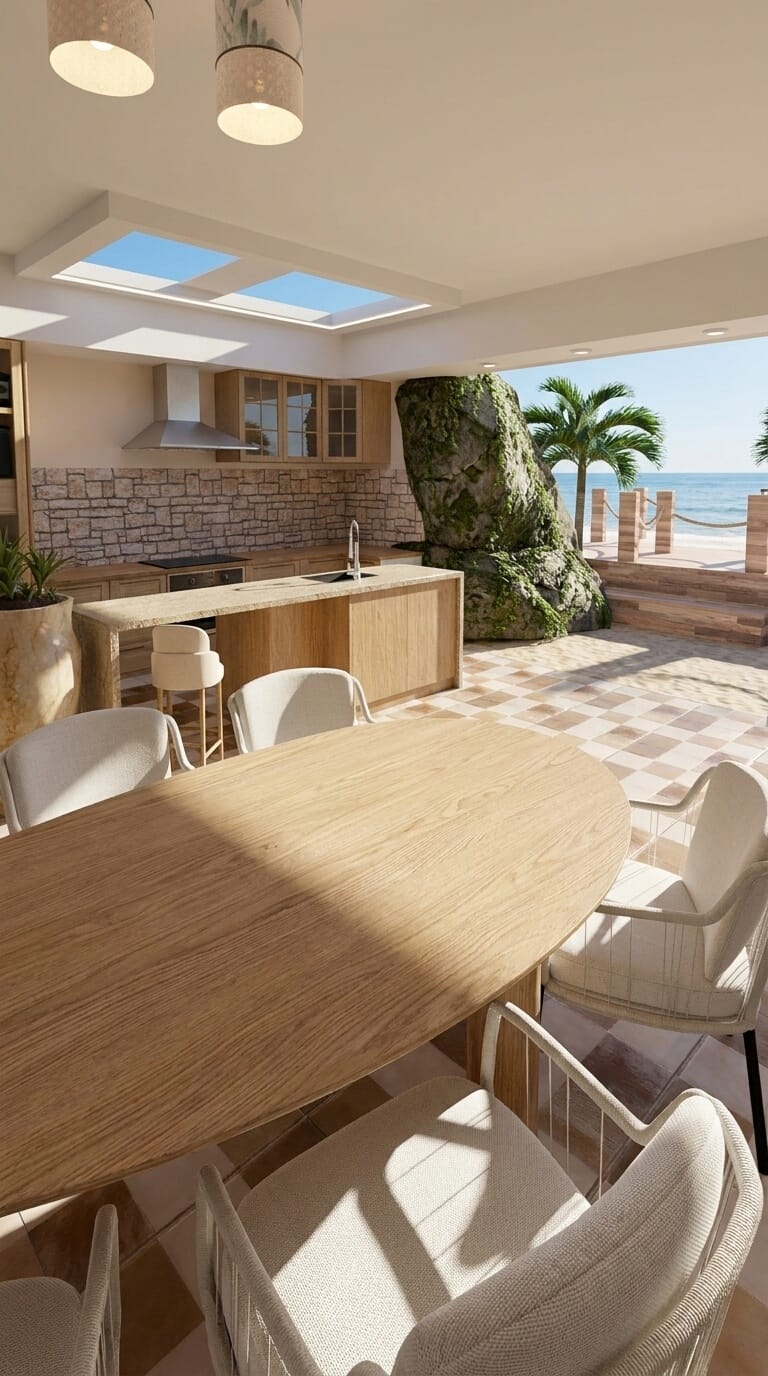 Mediterranean dining room