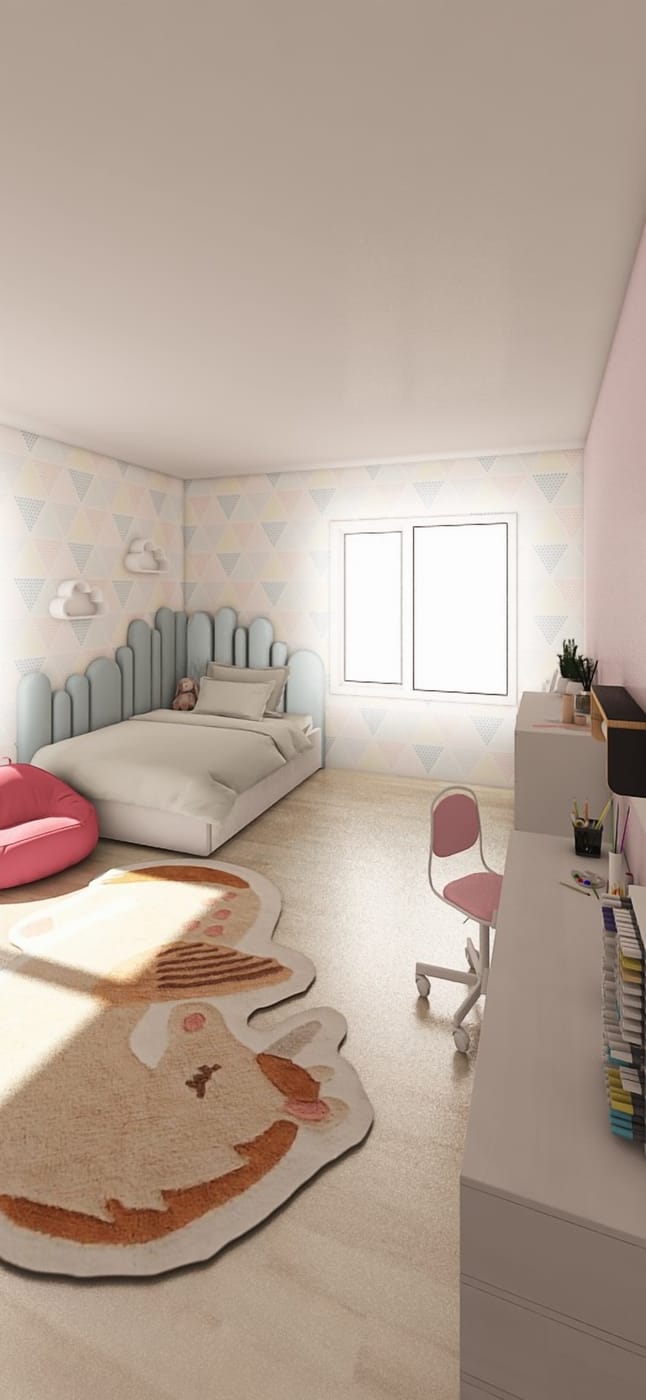 Scandinavian kids room