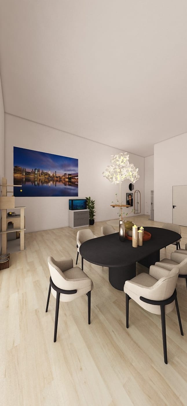Contemporary dining room