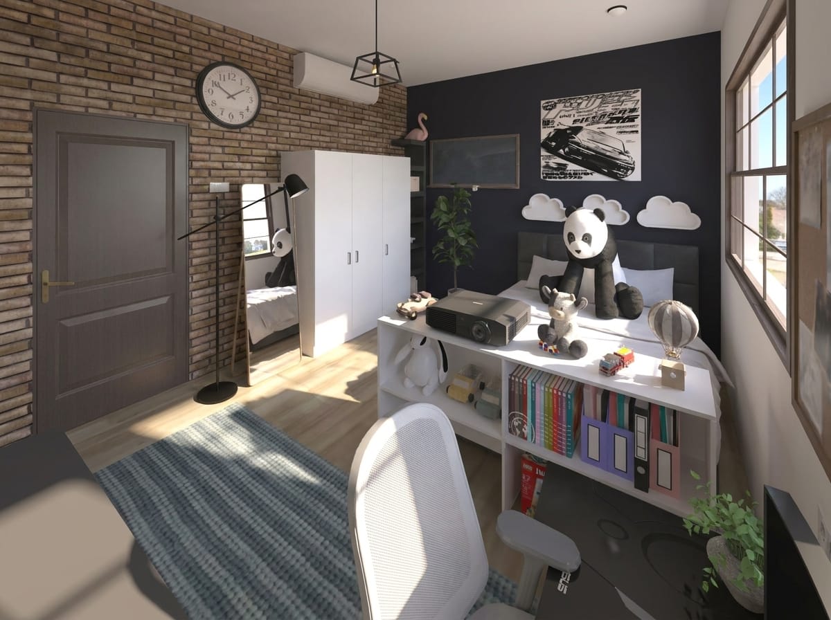 Contemporary bedroom