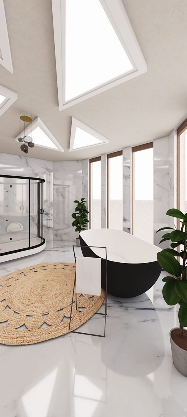 Mid-century bathroom