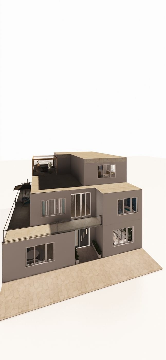 Contemporary floor plan