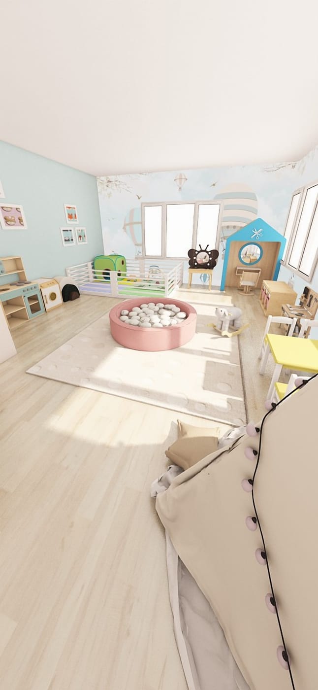 Scandinavian kids room